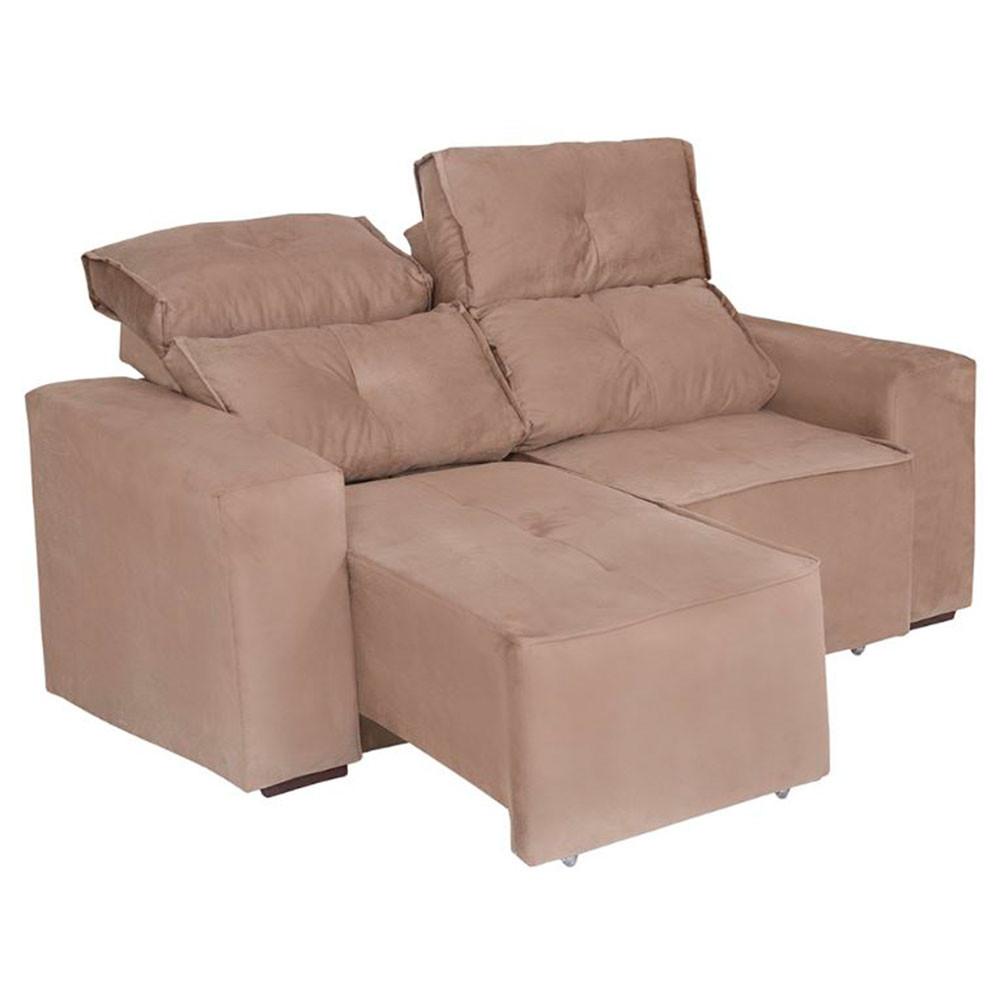 Estofado Adapt 2 Lugares Retrátil e Reclinável Espuma D23 Paraná - 3