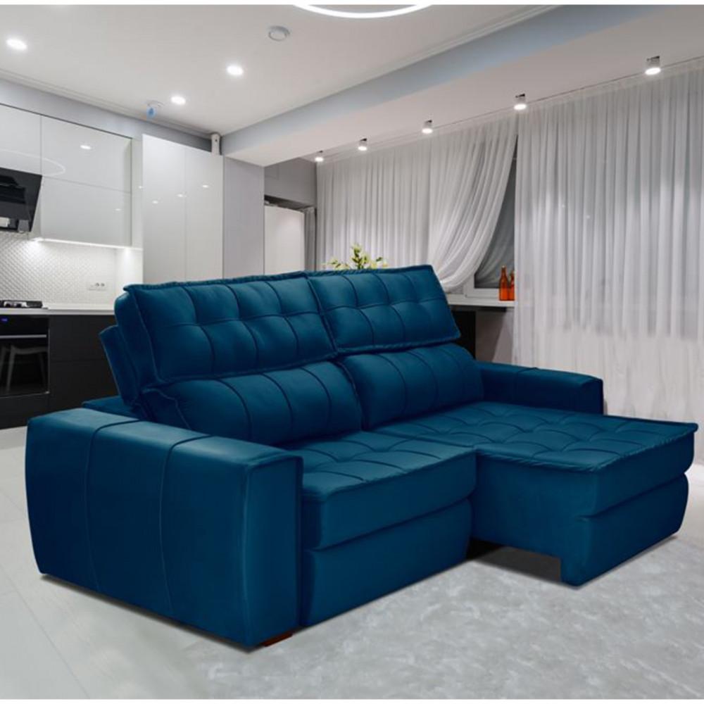 Sofa Gralha Azul America 3 lugares Retrátil e Reclinável - 1