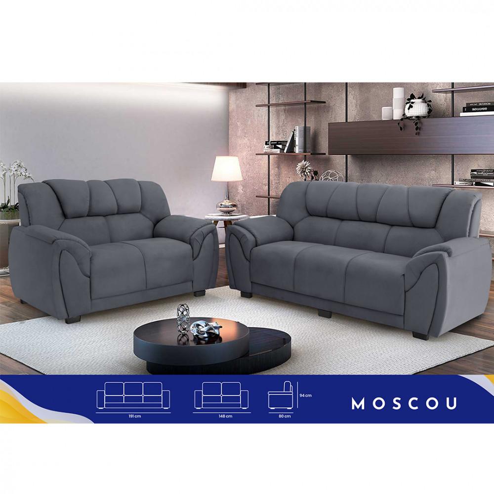 Sofa Parana Moscou 3 E 2 Lugares - 3
