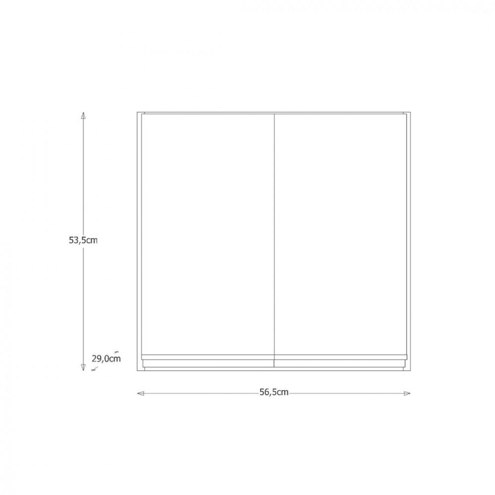 Kit Lavanderia Rorato Amélia Com Tanque E Aéreo 2 Portas Semi Montado - 5
