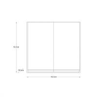 Kit Lavanderia Rorato Amélia Com Tanque E Aéreo 2 Portas Semi Montado - 5