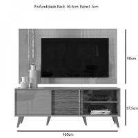 Rack Com Painel Madetec Cronos Para TV Até 65 Polegadas - 3