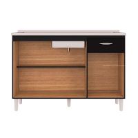 Balcão Poquema Para Cuba 3 Portas 1 Gaveta - 3