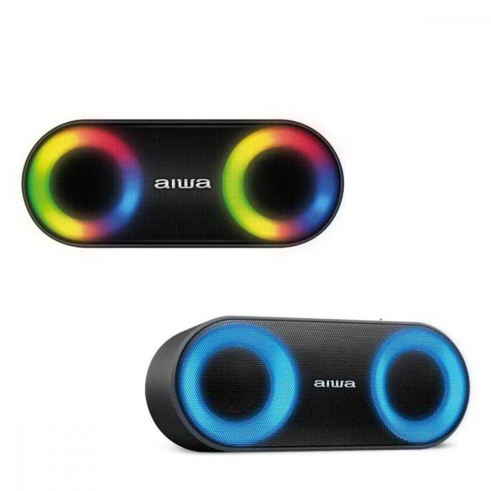 Caixa De Som Speaker Aiwa Bluetooth Luzes Multicores IP65 AWS-SP-01 - 2