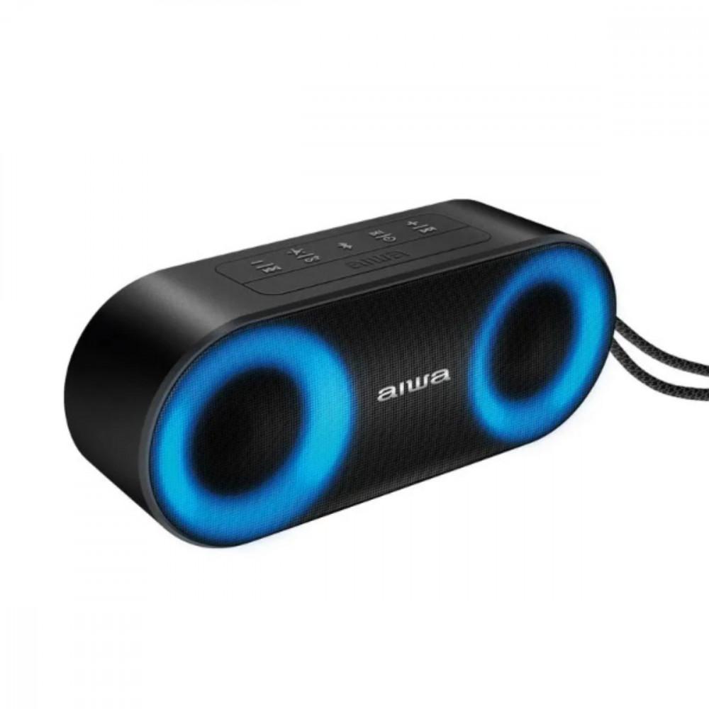 Caixa De Som Speaker Aiwa Bluetooth Luzes Multicores IP65 AWS-SP-01 - 4