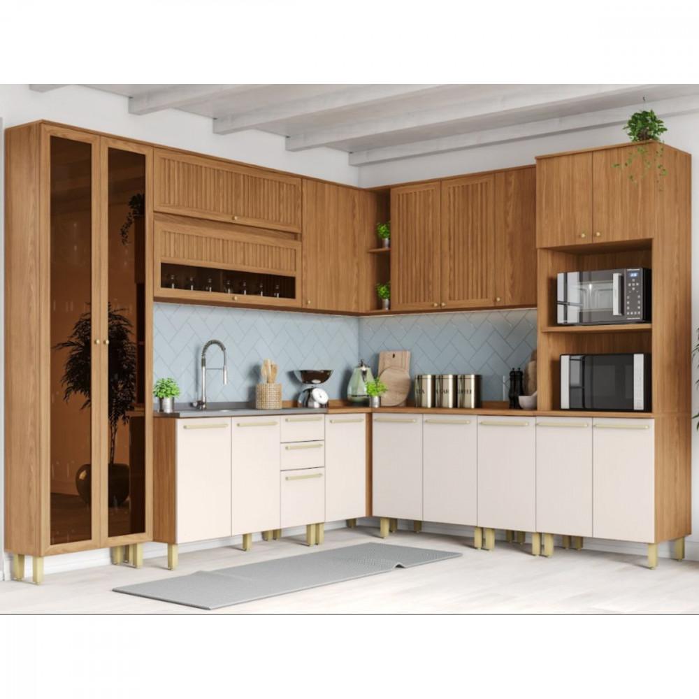 Armario Aéreo 1 Porta Basculante 80cm Requinte Henn - 5