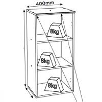 Armario Aéreo 1 Porta 40cm Requinte Henn - 5