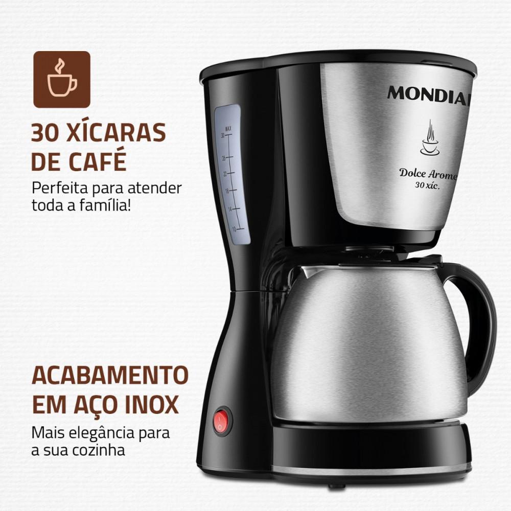 Cafeteira Elétrica Mondial Dolce Arome C-37JI-30X 800W - 6