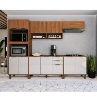 Balcão Cozinha Para Pia 3 Portas 2 Gavetas 1,20cm Paris Indekes - 5