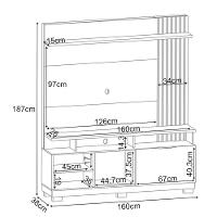 Estante Home Artheo HB 1,60 - 7