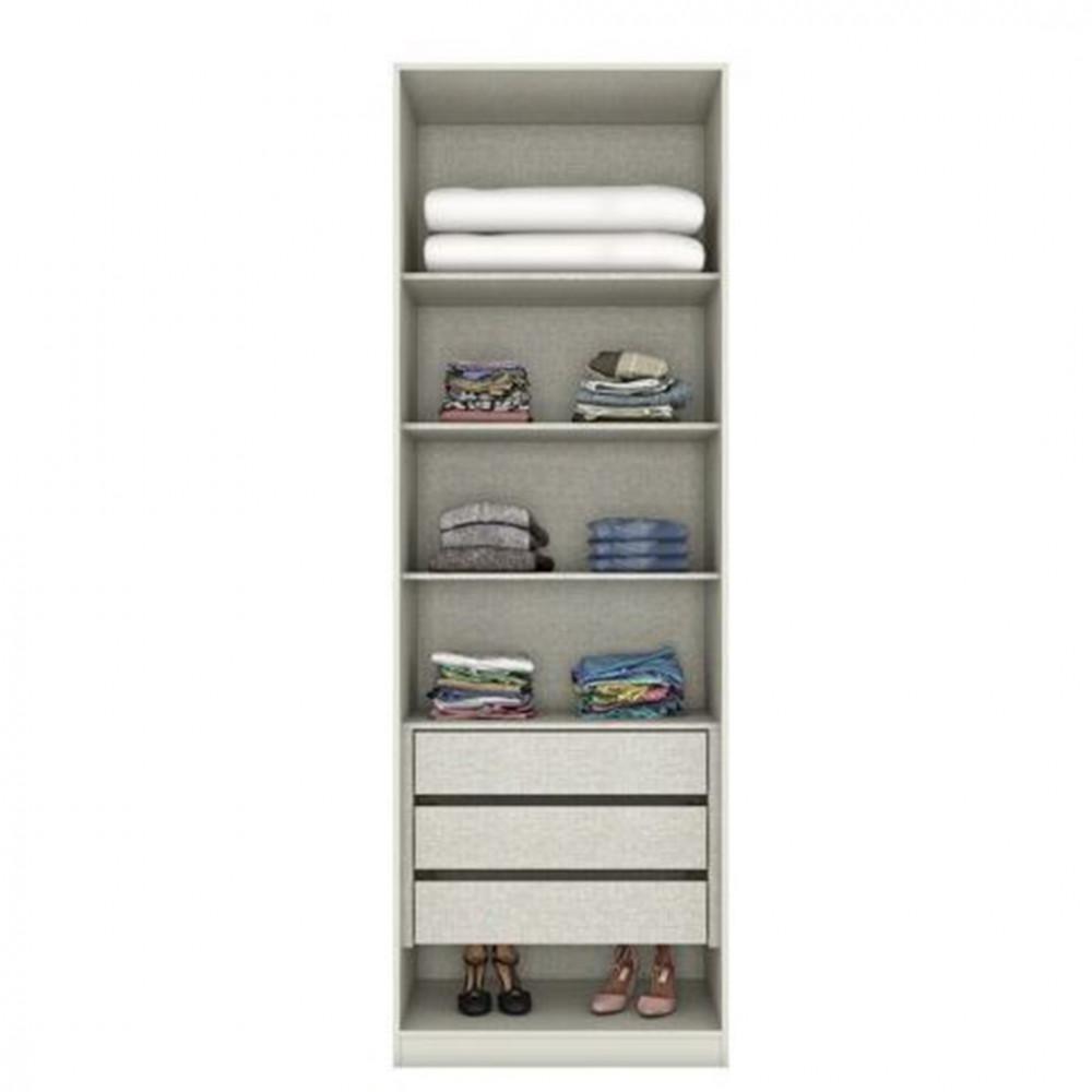 Guarda Roupa Henn Seletto 2 Portas 3 Gavetas com Espelho - 2