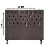 Cabeceira Solteiro Cristal 90cm JS - 6
