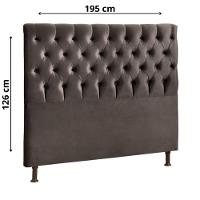 Cabeceira Cristal 195cm Para Cama Box Js Móveis - 6
