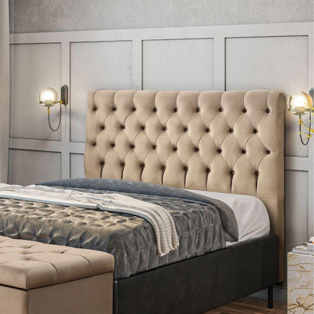 Cabeceira Cristal 195cm Para Cama Box Js Móveis - 5