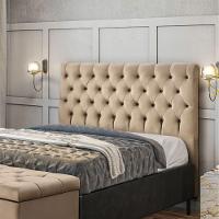 Cabeceira Cristal 195cm Para Cama Box Js Móveis - 5