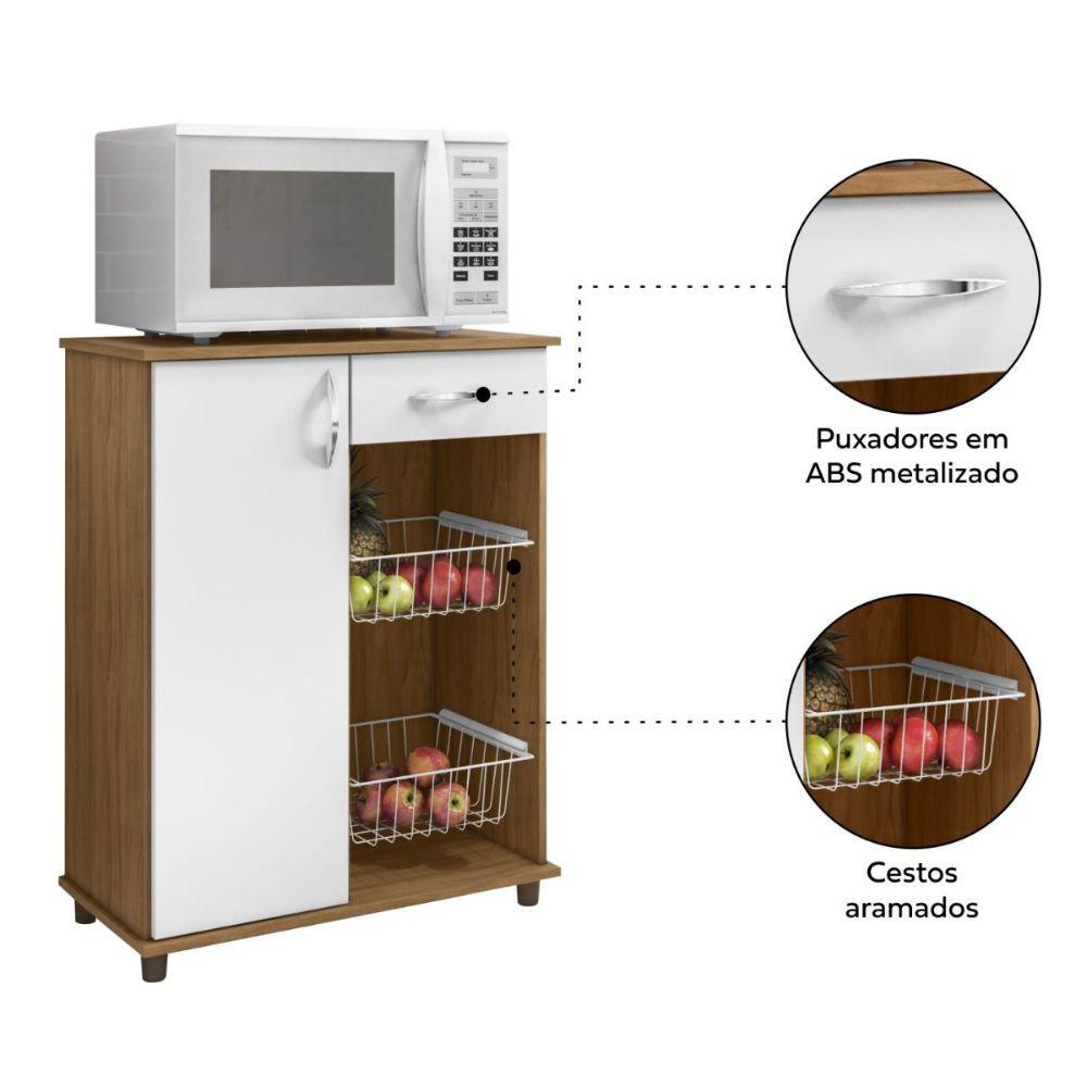 Balcão Fruteira Notável Belize New 1 Porta 1 Gaveta - 5