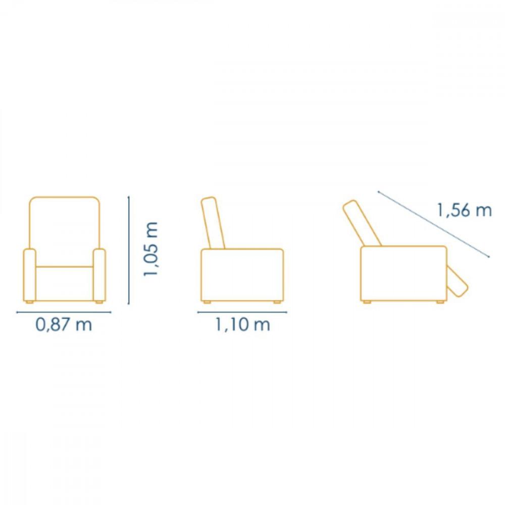 Poltrona Denise Reclinável Js - 4