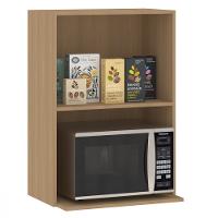 Armário Aéreo 2 Portas 60cm Com Nicho para Microondas Classic Luciane - 2