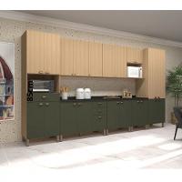 Armário Aéreo 2 Portas 60cm Com Nicho para Microondas Classic Luciane - 4