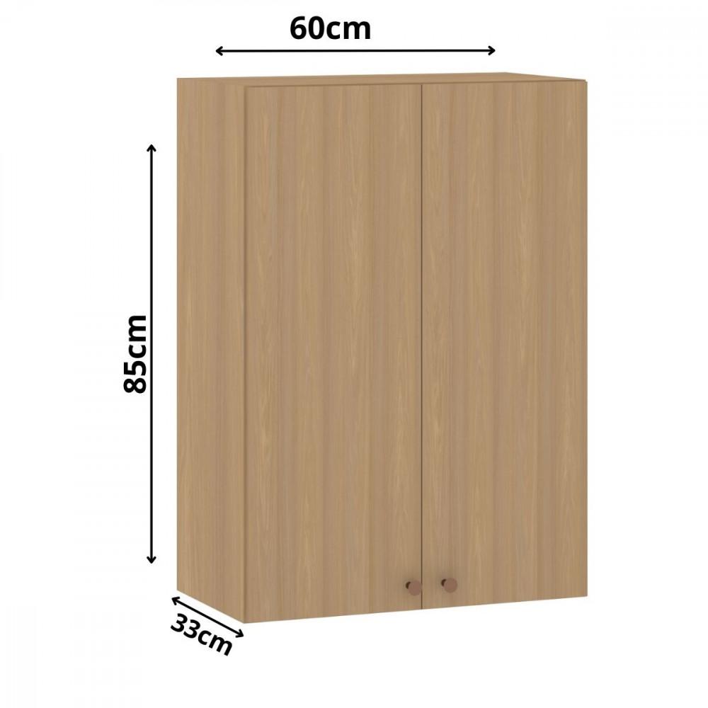 Armário Aéreo 2 Portas 60cm Classic Luciane - 3