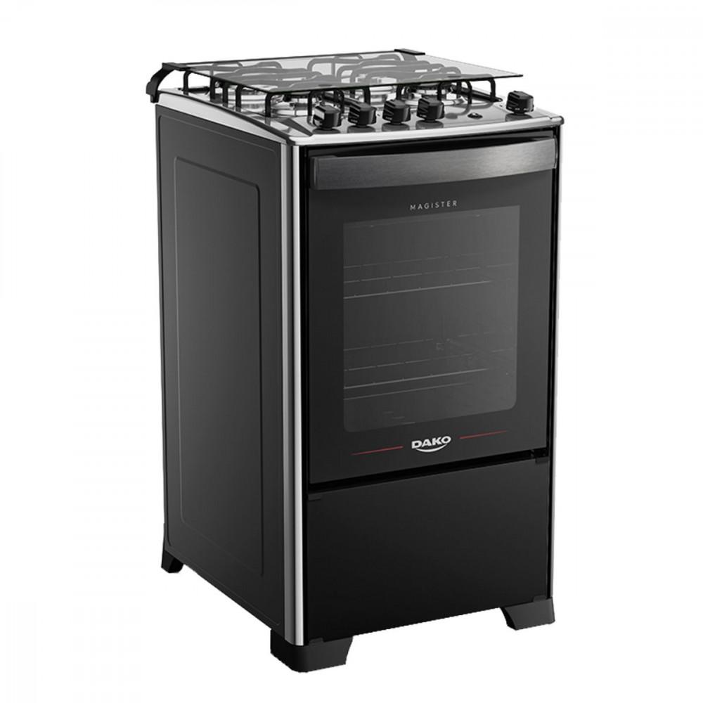 Fogão 4 Bocas com Mesa Inox Dako Magister - 3