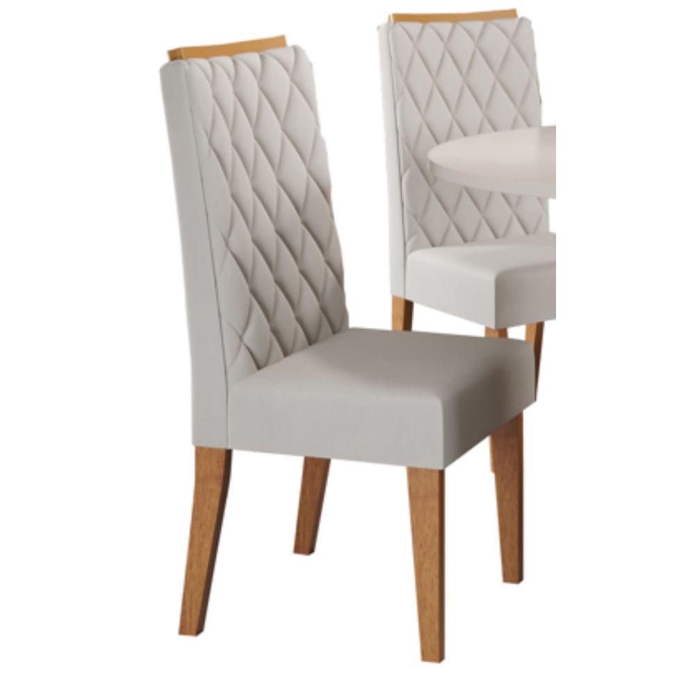 Conjunto Sala de Jantar Mesa Columbia Com 4 Cadeiras Iza Viero - 4