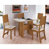 Conjunto De Mesa 1,10cm Com 4 Cadeiras Dublin Indekes - 1