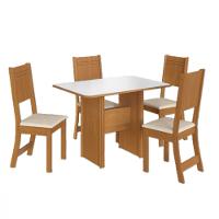 Conjunto De Mesa 1,10cm Com 4 Cadeiras Dublin Indekes - 2