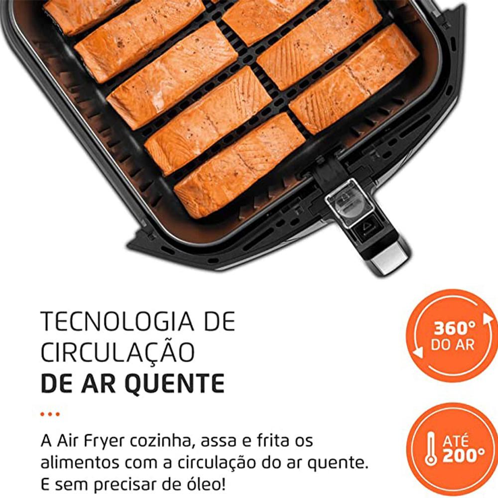 Fritadeira Elétrica Air Fryer 8 Litros Mondial AFN80 5993-02 - 5