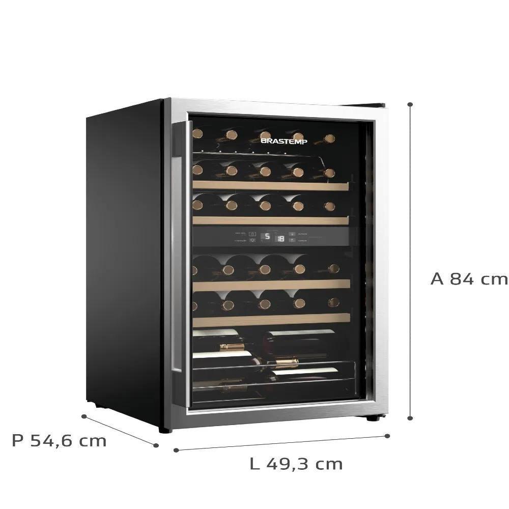 Adega Brastemp 33 Garrafas Dual Zone - 3