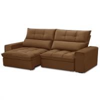 Sofa 3 Lugares Retratil E Reclinavel Ferguile Lotus - 3