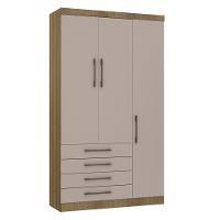 Módulo De Guarda Roupa Eucamoveis Paris 3 Portas 4 Gavetas - 1