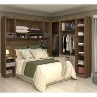 Módulo De Guarda Roupa Eucamoveis Paris 3 Portas 4 Gavetas - 3