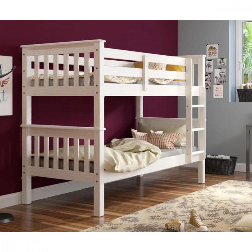 Beliche Madeira Maciça Com Escada Fixa - 1