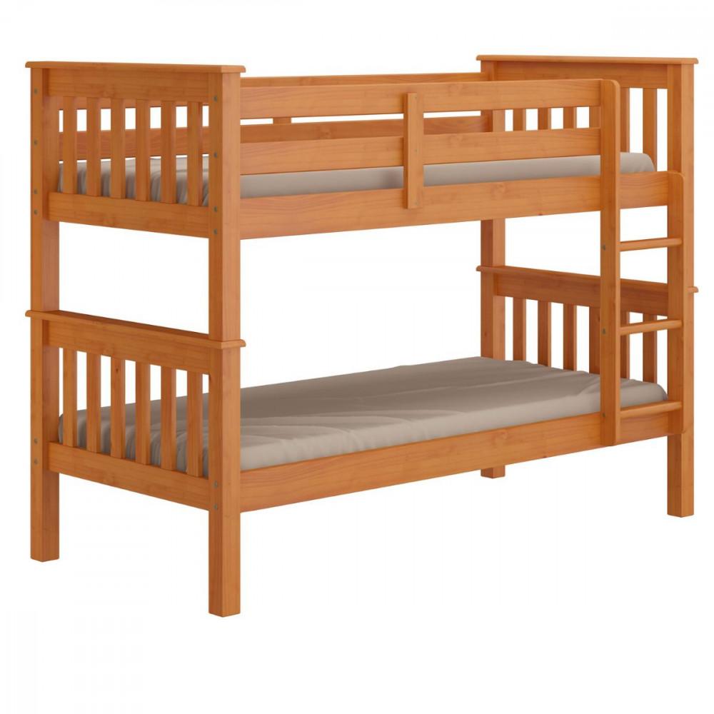 Beliche Madeira Maciça Com Escada Fixa - 2