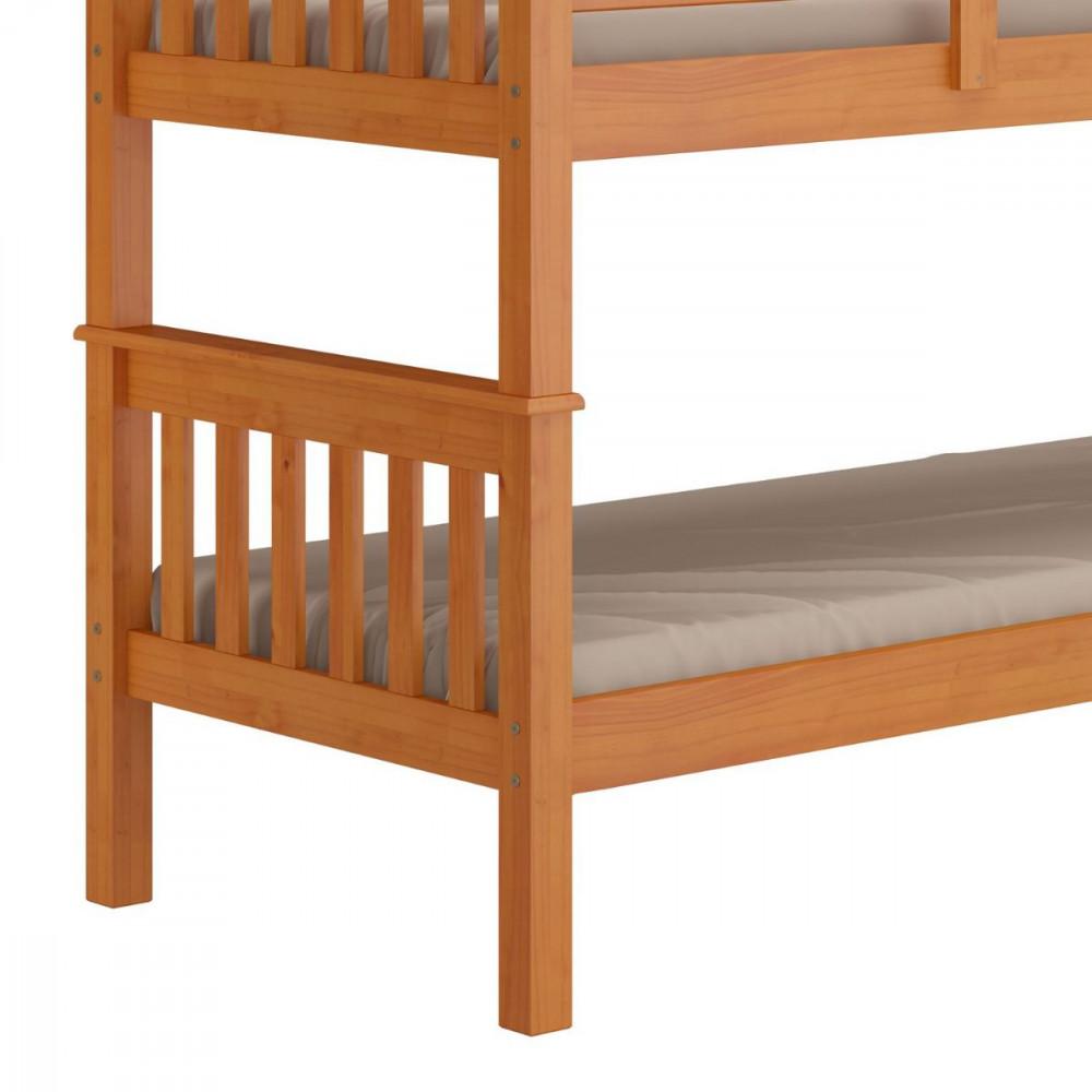 Beliche Madeira Maciça Com Escada Fixa - 5