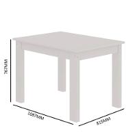 Conjunto De Mesa Arauna Estilo Com 4 Cadeiras - 9