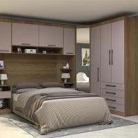 Modulo Guarda Roupa Canto Eucamoveis Paris 1 Porta Com Espelho - 5