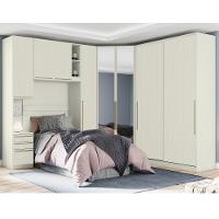 Quarto Solteiro Completo Henn Seletto 5 Peças 8 Portas 3 Gavetas - 1