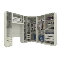 Quarto Solteiro Completo Henn Seletto 5 Peças 8 Portas 3 Gavetas - 2