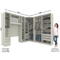 Quarto Solteiro Completo Henn Seletto 5 Peças 8 Portas 3 Gavetas - 3