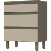 Cozinha Modulada 7 Peças 10 Portas 5 Gavetas Sem Tampo Connect Henn - 7