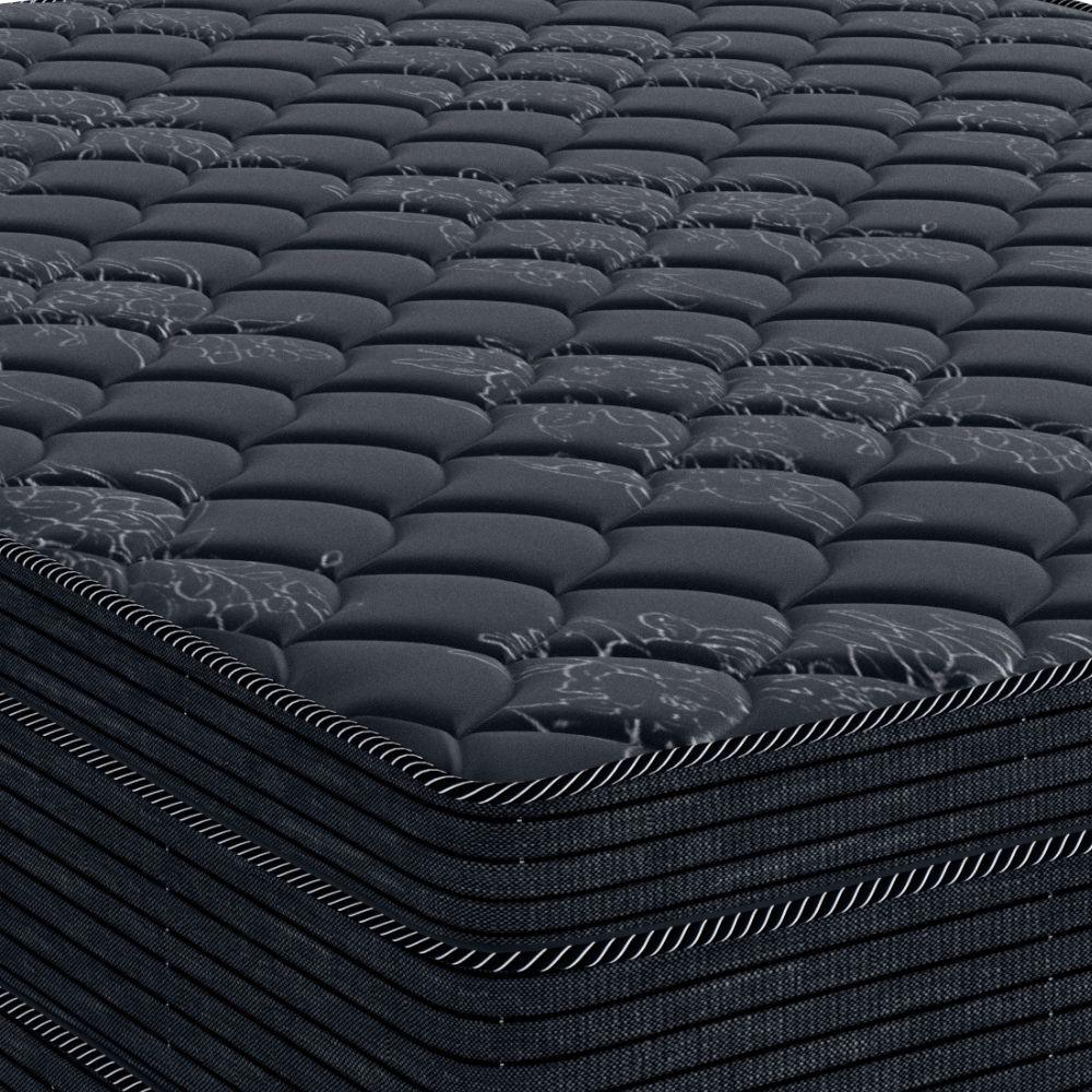 Conjunto Casal Portobel Colchão e Base Box Arezzo Black Light 138x188x70 - 4