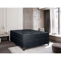 Conjunto Casal Portobel Colchão e Base Box Arezzo Black Light 138x188x70 - 1