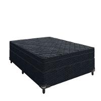 Conjunto Casal Portobel Colchão e Base Box Arezzo Black Light 138x188x70 - 2
