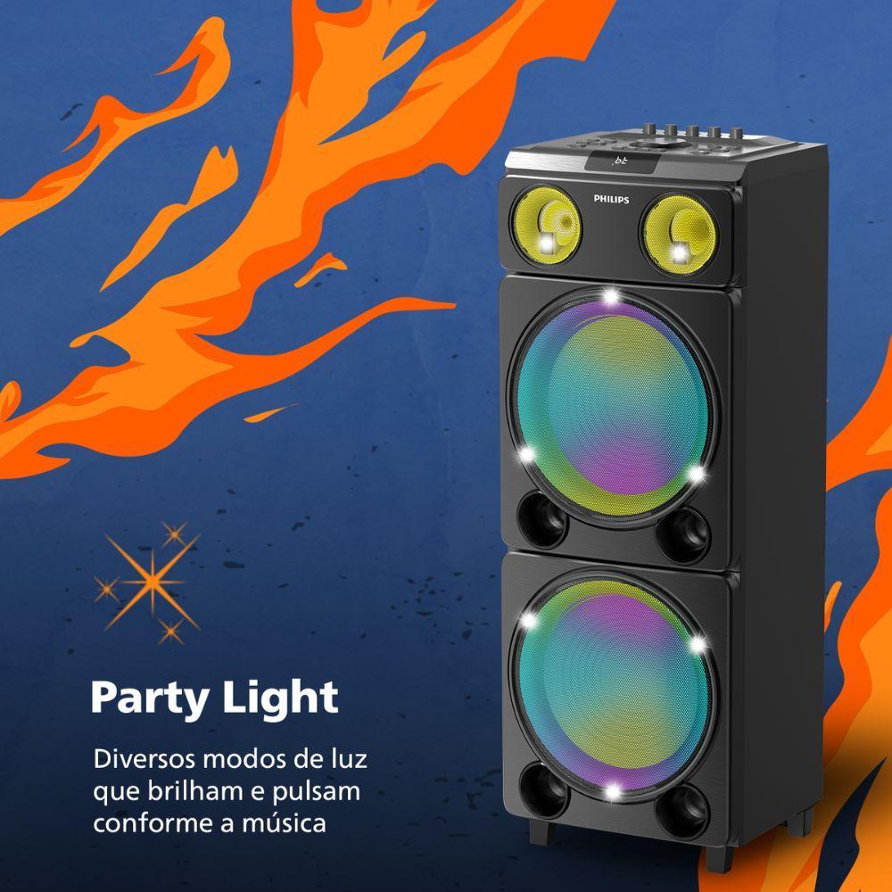 Caixa de Som Philips Party Speaker 2400W TAX5509 - 5