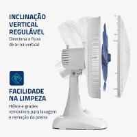 Ventilador de Mesa Mondial Super Power 3 Velocidades 6 Pas 40cm VSP-40-W - 3