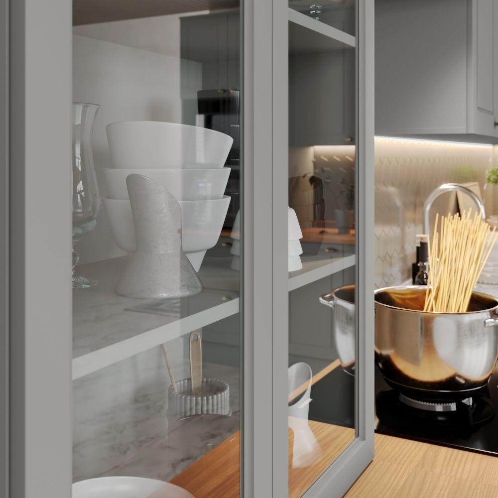 Cristaleira Henn Americana 2 Portas 2 Gavetas SD C357-05 - 3