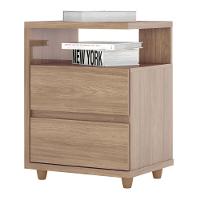 Mesa de Cabeceira Campeche 2 Gavetas Henn D07-10 - 1