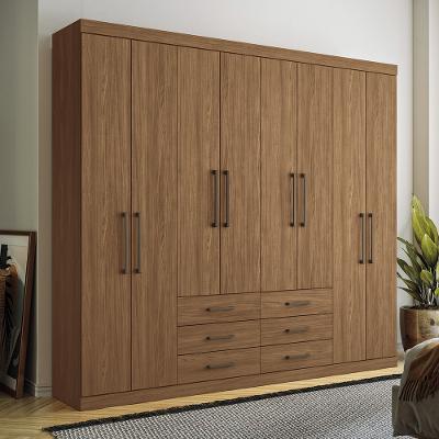 Guarda-Roupa Casal 8 Portas 6 Gavetas 238,80cm Master Santos Andirá